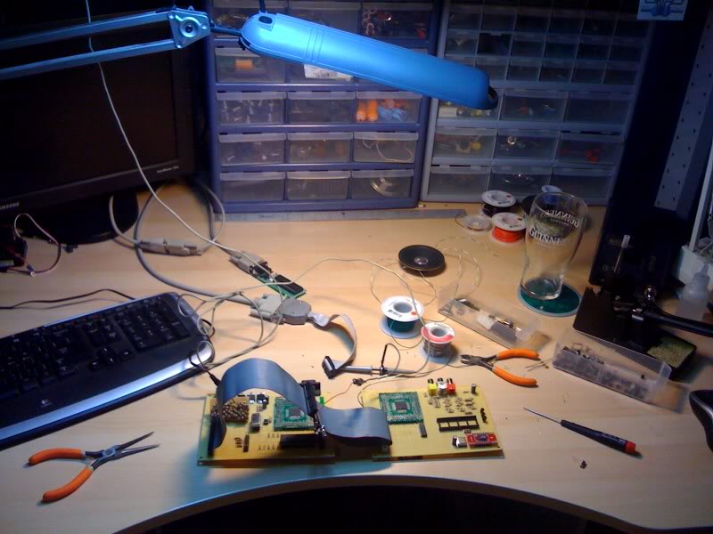 My workbench at the time of Gamesphere