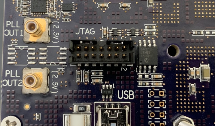 Very clearly labelled JTAG port